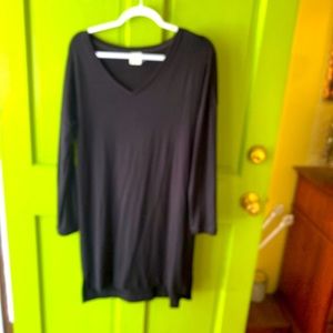 Soma Brand long sleeve Black knit dress. Brand new, never worn. Size Small.